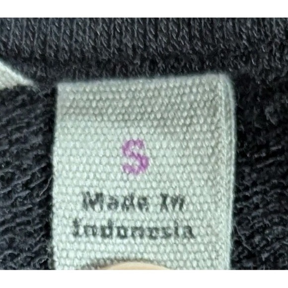 Athleta Dress-Black Modal Knit Long Sleeve Pullover Thumb Holes Curved Hem Small - Picture 8 of 11